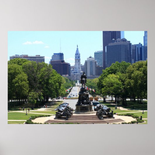 Philadelphia Skyline Poster (Vorne)