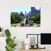 Philadelphia Skyline Poster (Heimbüro)