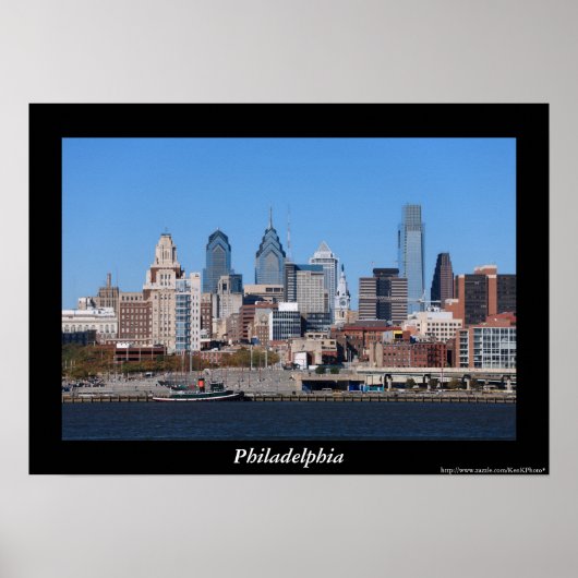 Philadelphia Skyline Poster (Vorne)