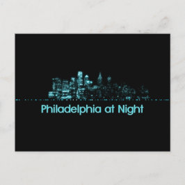 Philadelphia Skyline Postkarte