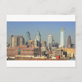 Philadelphia Skyline Postkarte