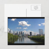 Philadelphia Skyline Postkarte (Vorne/Hinten)