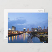 Philadelphia Skyline Postkarte (Vorne/Hinten)