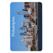 Philadelphia Skyline Premium Magnet (Vertikal)