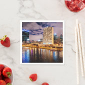 Philadelphia Skyline Serviette (Beispiel)