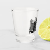 Philadelphia Skyline Silhouette  Schnapsglas (Links)