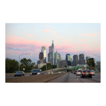 Philadelphia Skyline Sonnenuntergang Foto