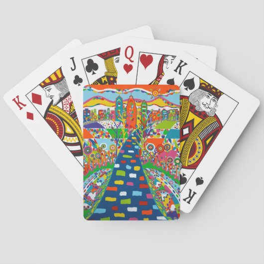 Philadelphia Skyline Spielkarten (Rückseite)