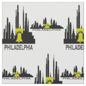 Philadelphia-Skyline Stoff (Nahaufnahme)