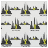 Philadelphia-Skyline Stoff (Muster)