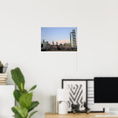 Philadelphia Skyline Sunset Foto Poster (Heimbüro)