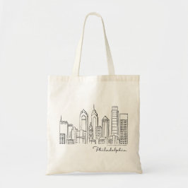 Philadelphia Skyline Tote Bag Tragetasche