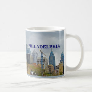 Philadelphia-Skyline vom Fluss-Weg Kaffeetasse