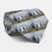 Philadelphia-Skyline vom Fluss-Weg Krawatte (Gerollt)