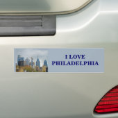 Philadelphia Skyline vom Walk Autoaufkleber (Auf Auto)