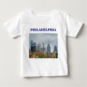 Philadelphia Skyline vom Walk Baby T-shirt