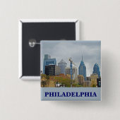Philadelphia Skyline vom Walk Button (Vorne & Hinten)
