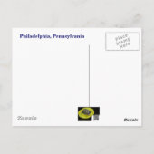 Philadelphia Skyline vom Walk Postkarte (Rückseite)