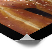Philadelphia Soft Pretzels Foto Poster (Ecke)