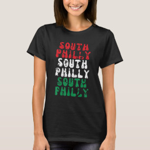 Philadelphia South Philadelphia Italienische Flagg T-Shirt