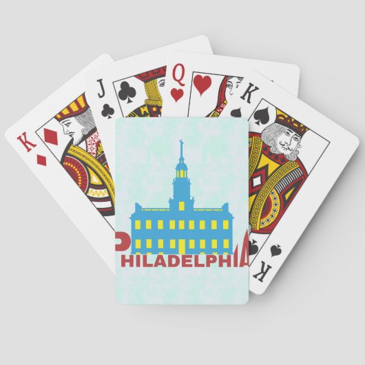 Philadelphia Spielkarten (Rückseite)
