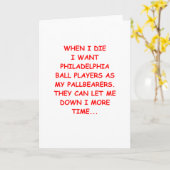 Philadelphia-Sport Karte (Gelbe Blume)