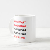 philadelphia-Sportfans, phantastisch Kaffeetasse (Vorderseite Links)