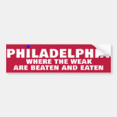 PHILADELPHIA SPORTS AUTOAUFKLEBER (Vorne)