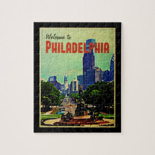 Philadelphia Stadtansicht Puzzle