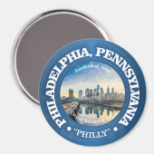 Philadelphia (Städte) Magnet (Vorderseite/Rückseite)