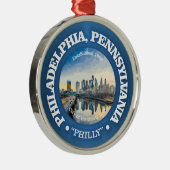 Philadelphia (Städte) Ornament Aus Metall (Rechts)