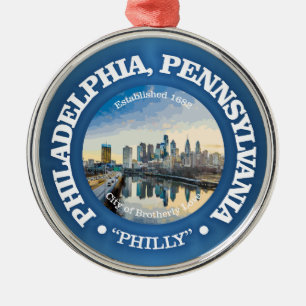 Philadelphia (Städte) Ornament Aus Metall
