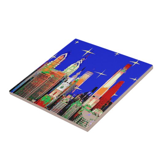 Philadelphia Starry Night Fliese (Seite)