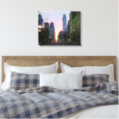 Philadelphia Sunset Wrapped Canvas Picture Leinwanddruck (Insitu (Schlafzimmer))