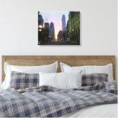 Philadelphia Sunset Wrapped Canvas Picture Leinwanddruck (Insitu (Schlafzimmer))