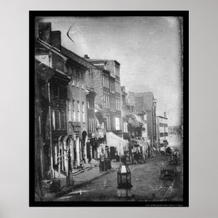 Philadelphia-SzeneDaguerreotype 1842 Poster