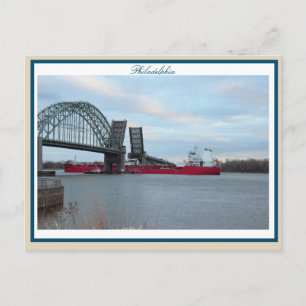 Philadelphia Tacony-Palmyra Bridge Opening Postkarte