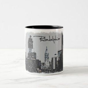 Philadelphia-Tasse Zweifarbige Tasse