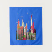 Philadelphia, Text hinzufügen, Band Wandteppich (Vorderseite)