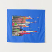 Philadelphia, Text hinzufügen, Band Wandteppich (Vorderseite (Horizontal))