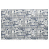 Philadelphia Toile Blau Indigo Stoff (Fat Quarter (45,7 x 55,9 cm))