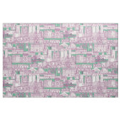 Philadelphia-Toile violette Pfefferminze Stoff (Fat Quarter (45,7 x 55,9 cm))