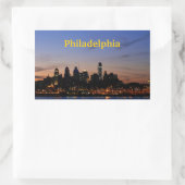 Philadelphia Twilight Skyline Sticker (Tasche)