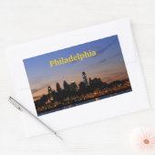 Philadelphia Twilight Skyline Sticker (Umschlag)