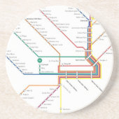 Philadelphia U-Bahn-Untersetzer Getränkeuntersetzer (Vorne)