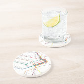 Philadelphia U-Bahn-Untersetzer Getränkeuntersetzer (Seite)