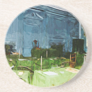 Philadelphia-Unabhängigkeit Hall abstrakt Getränkeuntersetzer