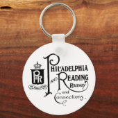 Philadelphia und Reading Railway Logo-Postage Schlüsselanhänger (Vorderseite)