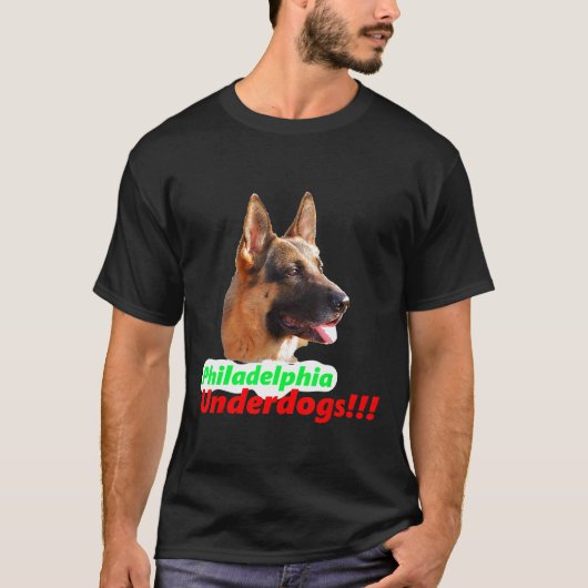 Philadelphia Underdogs German Shepherd T-Shirt (Vorderseite)