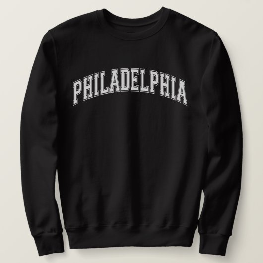 PHILADELPHIA University Style Sweater Uni Sweatshirt (Design vorne)